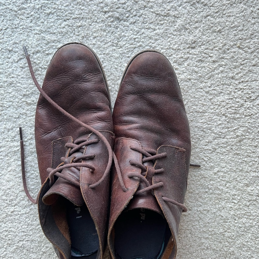 Timberland Dark Brown Leather Oxfords
